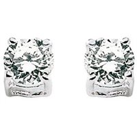 Orecchini Comete Donna Punti Luce in Oro bianco Diamante ORB803 - ORB803